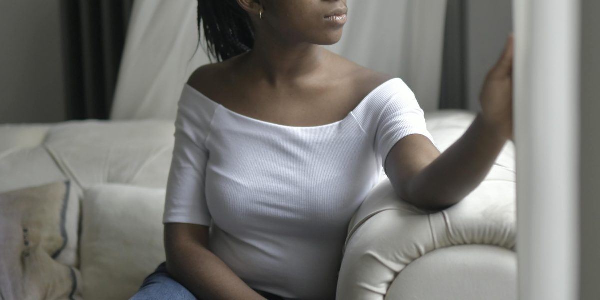 A person quietly reflects, seeking to understand and name their complex internal experiences related to anxiety.