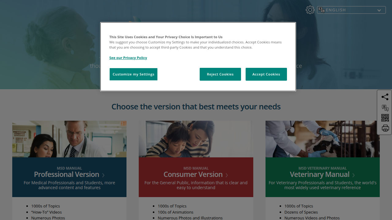 The MSD Manuals provide comprehensive medical information, including professional overviews of psychiatric disorders like Generalized Anxiety Disorder.