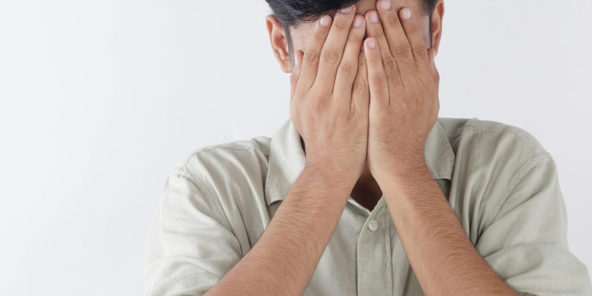 Depicting the physical discomfort and strain that anxiety from a trauma bond can inflict on the body.