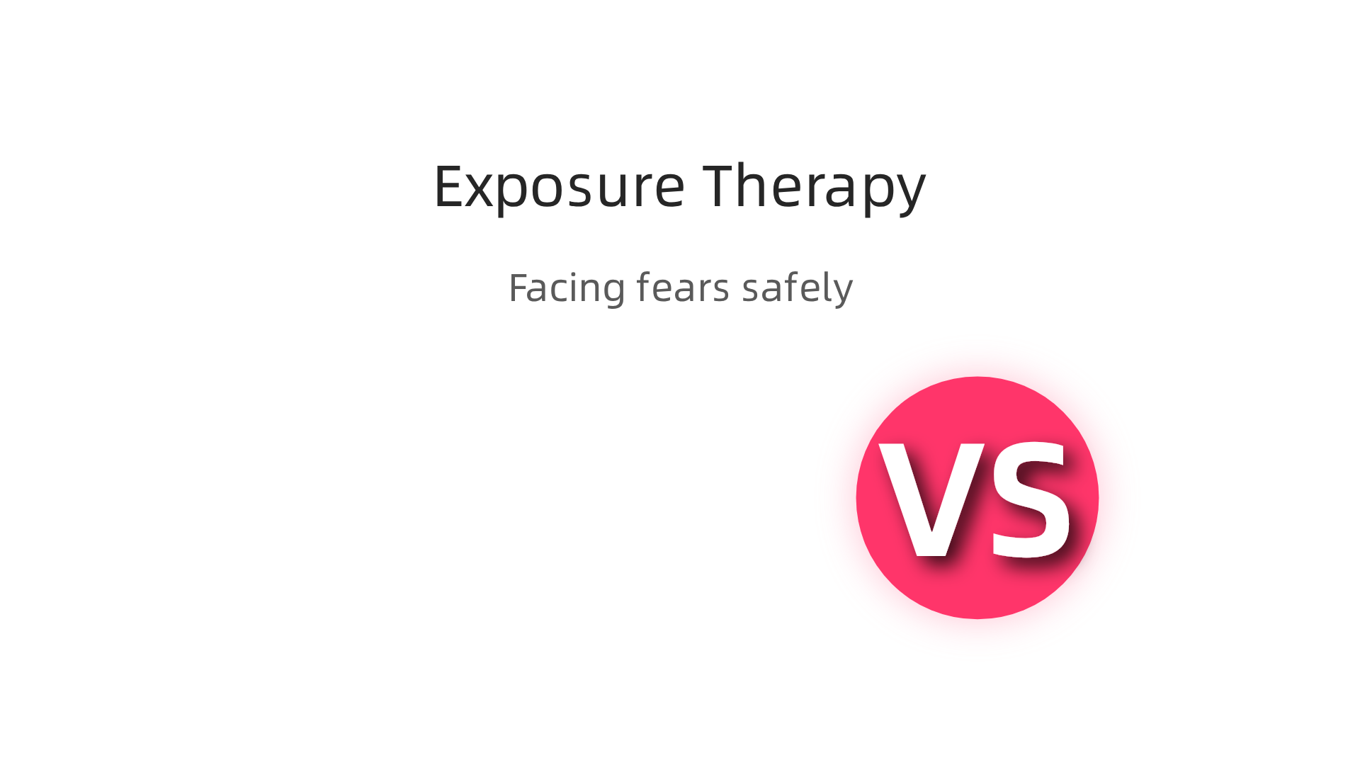 An infographic outlining the two primary types of exposure therapy used in CBT for PTSD.