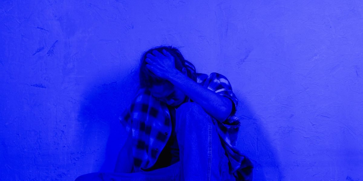 Capturing the internal experience of anxiety, often characterized by racing thoughts and physical discomfort.