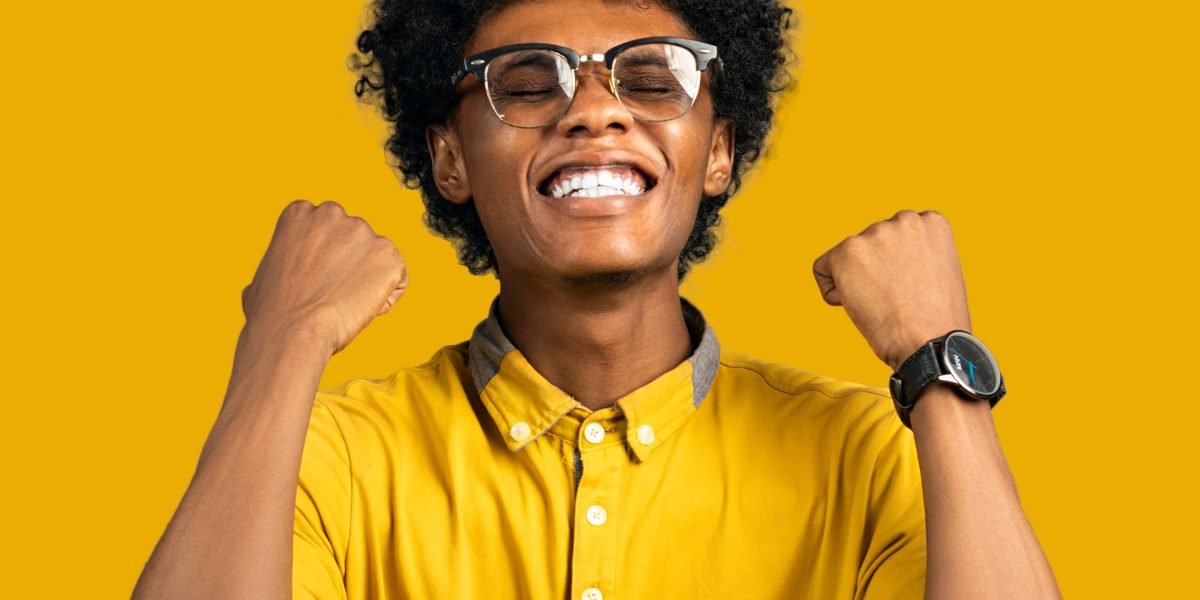 A person demonstrating a sense of relief and optimism after gaining clarity about their mental health journey.