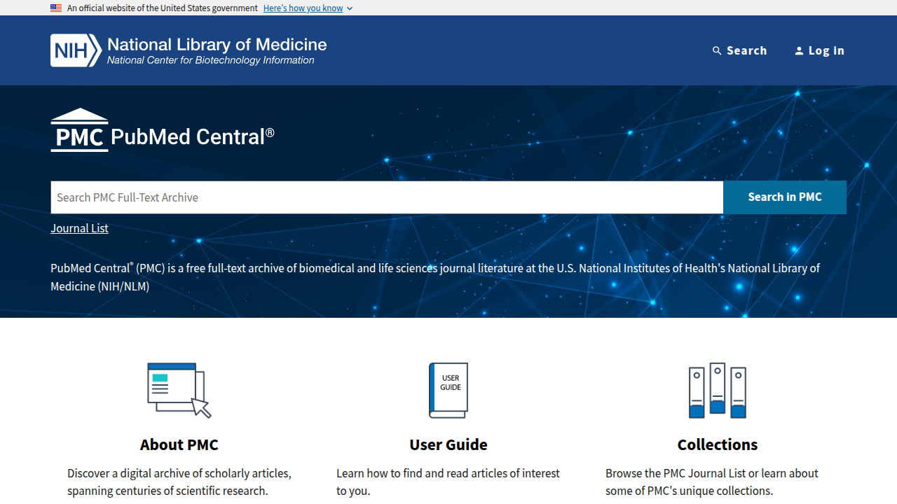 PubMed Central is a free full-text archive of biomedical and life sciences journal literature, including research on anxiety.