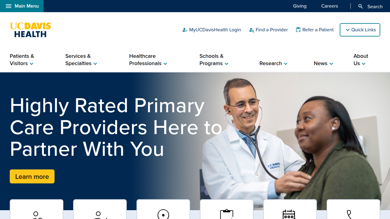 Access reliable health information and resources from UC Davis Health, a leading academic medical center.
